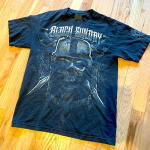 Men’s Raider’s-inspired Black Sunday T-shirt